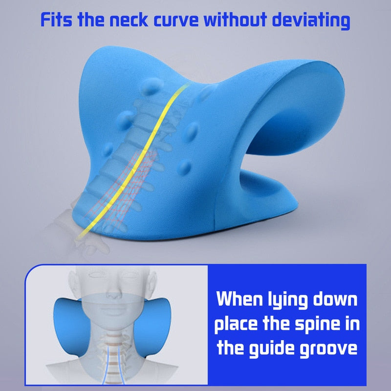 Ergonomic Foam Neck Support Pillow | Pain Relief and Relaxation
