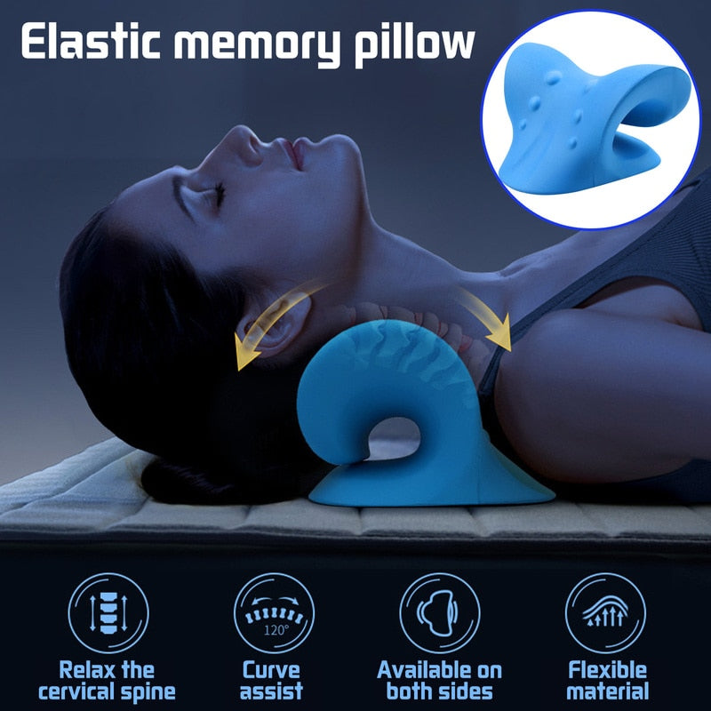 Ergonomic Foam Neck Support Pillow | Pain Relief and Relaxation